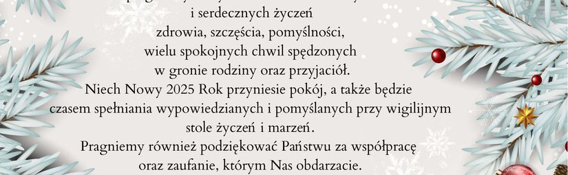Życzenia świąteczne